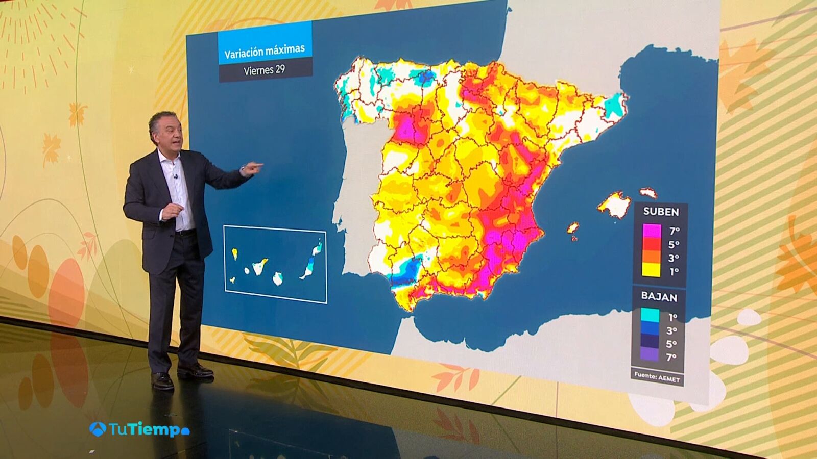 Roberto Brasero avanza el tiempo de este fin de semana: 