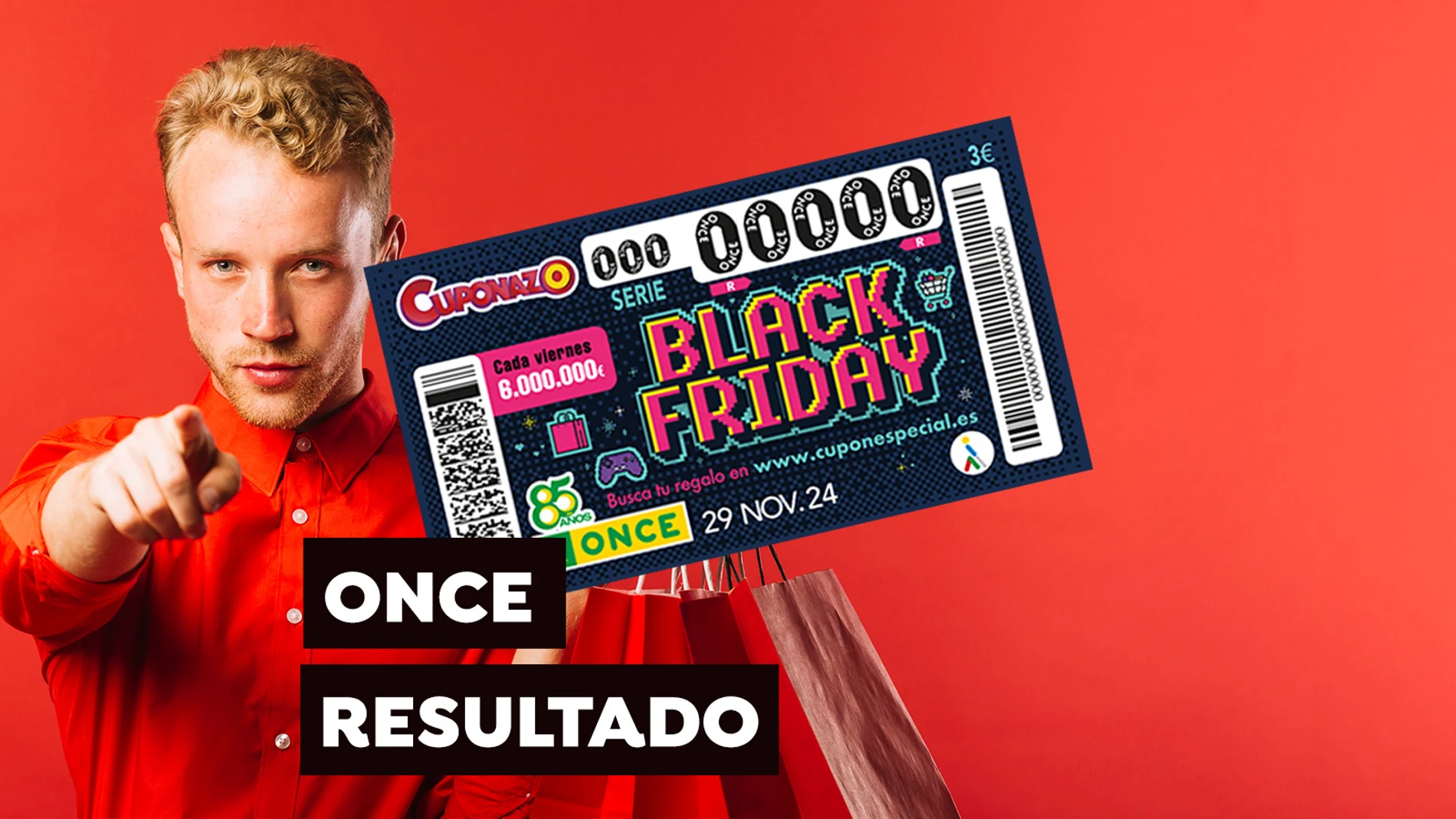 Comprobar resultados del Sorteo del Cuponazo de la ONCE por el Black Friday 2024 Comprobar resultados del Sorteo del Cuponazo de la ONCE por el Black Friday 2024