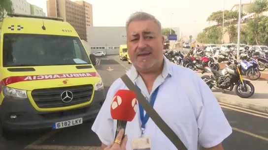 Pablo de León, portavoz del sindicato Asamblea7islas Unos 600 pacientes dados de alta viven en los hospitales públicos de Canarias