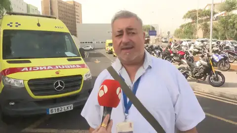 Pablo de León, portavoz del sindicato Asamblea7islas Unos 600 pacientes dados de alta viven en los hospitales públicos de Canarias