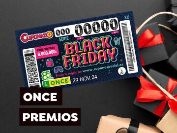 Premios del Sorteo del Cuponazo de la ONCE por el Black Friday 2024