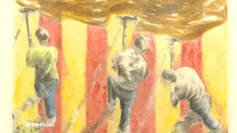 Obra 'El pueblo salva al pueblo' Antena3 Noticias