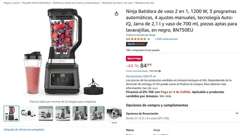 Batidora de vaso Batidora de vaso