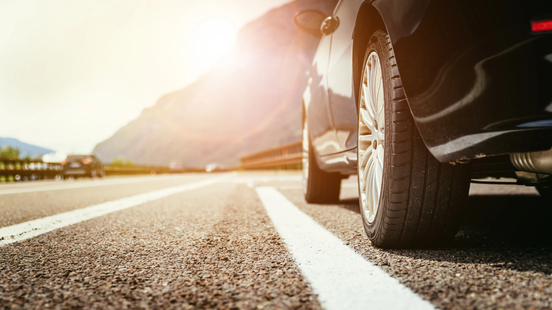 Arcén de una carretera Arcén de una carretera