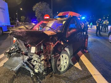 Accidente de tráfico en Madrid