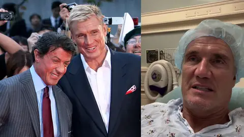 Sylvester Stallone y Dolph Lundgren Sylvester Stallone y Dolph Lundgren