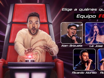 Vota: ayuda a Luis Fonsi a elegir qué talents siguen en su equipo 