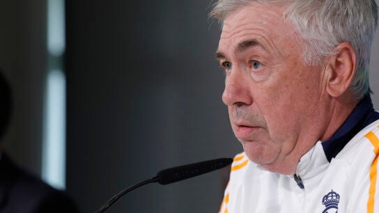 Carlo Ancelotti, en rueda de prensa
