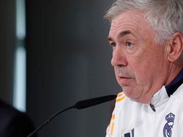 Carlo Ancelotti, en rueda de prensa