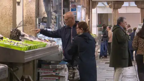 Imagen de una pescadería Imagen de una pescadería