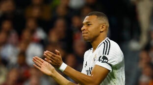 Kylian Mbapp&eacute;, en un partido del Real Madrid
