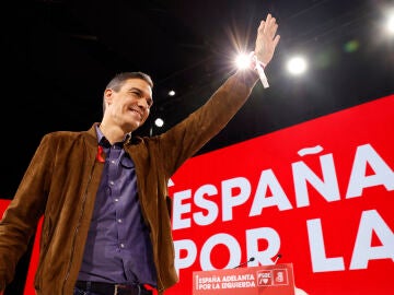 El presidente del Gobierno, Pedro Sánchez durante el 41 Congreso Federal del PSOE reunido en Sevilla este domingo. 