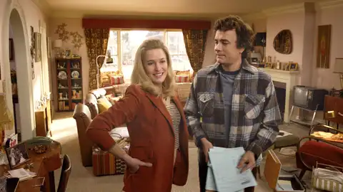 Tom Hanks y Robin Wright rejuvenecidos en Here Tom Hanks y Robin Wright rejuvenecidos en Here