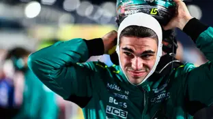Lance Stroll durante el GP de Catar Lance Stroll durante el GP de Catar