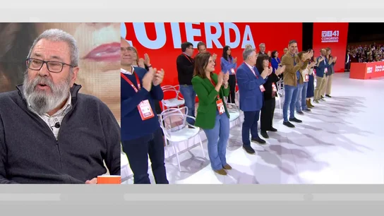 Cándido Méndez desvela en "Espejo Público" el motivo de su ausencia en el Congreso del PSOE de Sevilla Cándido Méndez desvela en "Espejo Público" el motivo de su ausencia en el Congreso del PSOE de Sevilla