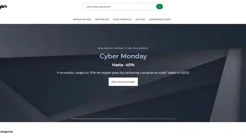 Cyber Monday en El Corte Inglés Cyber Monday en El Corte Inglés
