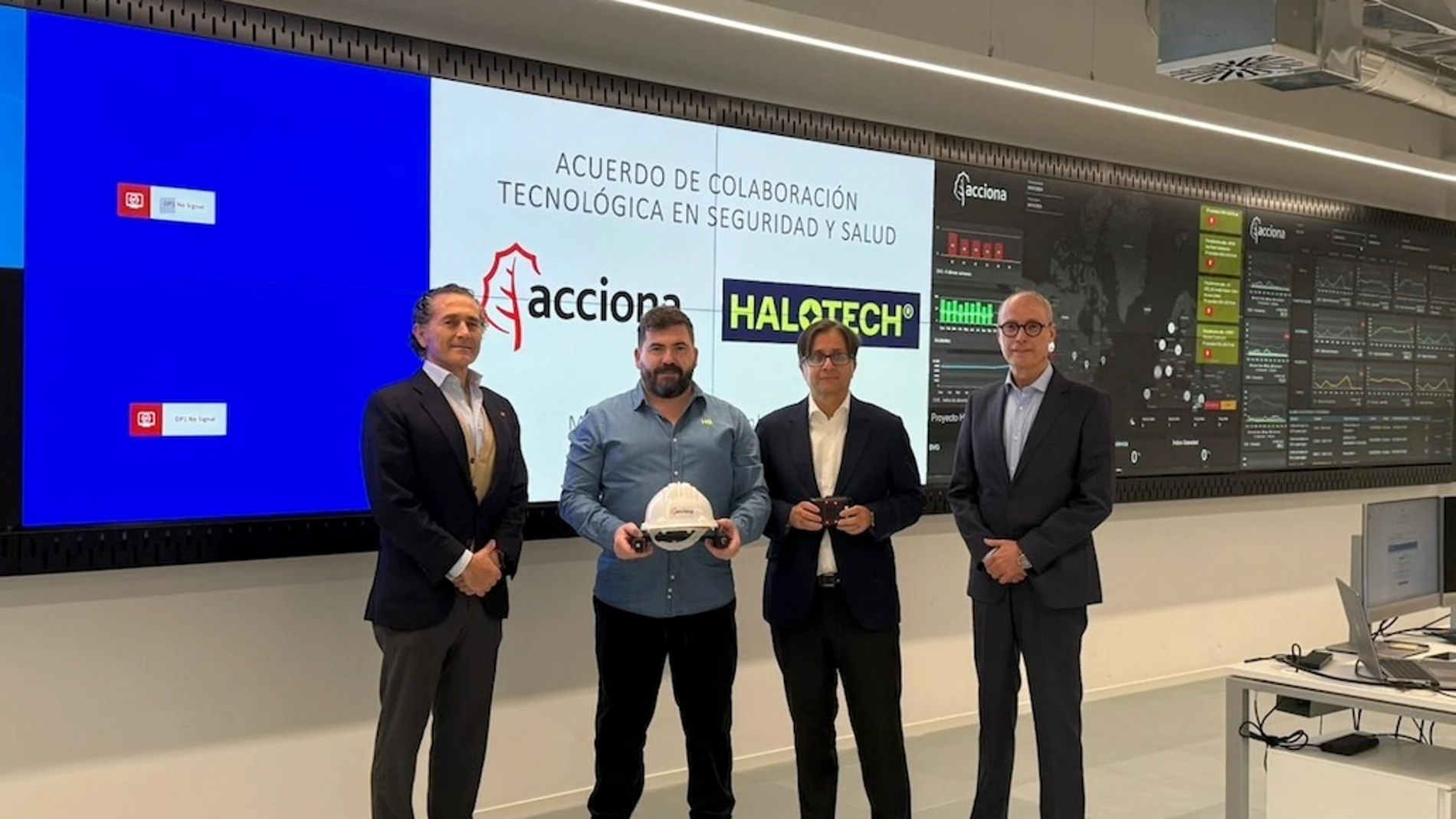 Acuerdo entre Acciona y Halotech para mejorar la seguridad laboral Acuerdo entre Acciona y Halotech para mejorar la seguridad laboral