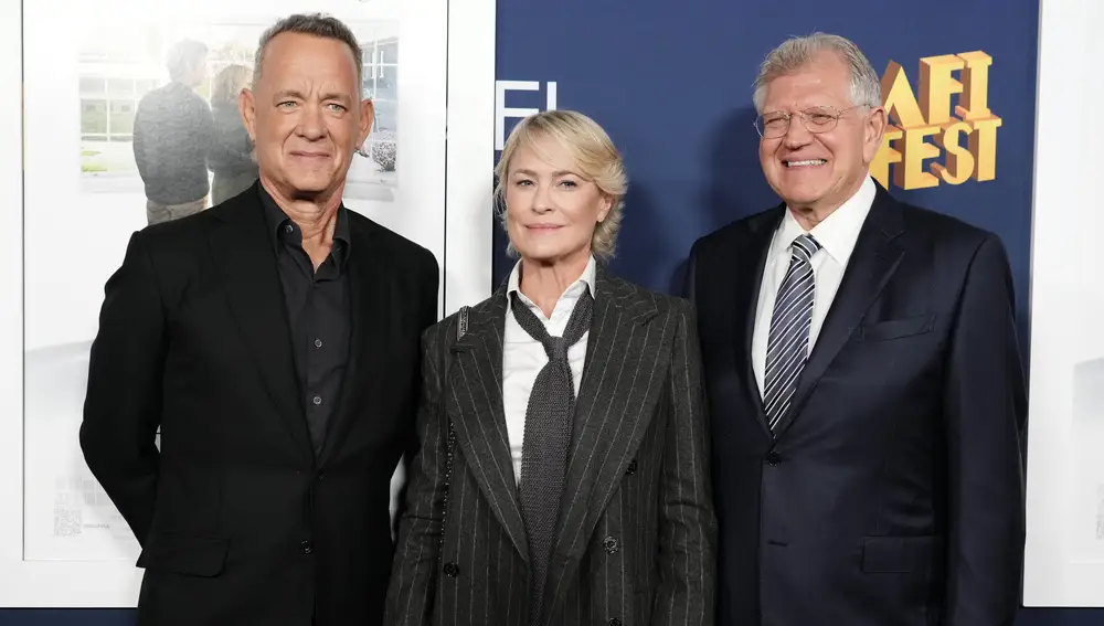 Tom Hanks, Robert Zemeckis y Robin Wright presentan Here Tom Hanks, Robert Zemeckis y Robin Wright presentan Here