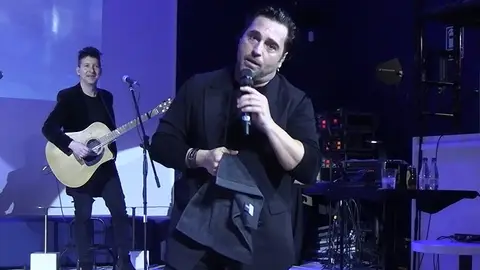 David Bustamante en un evento David Bustamante en un evento