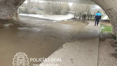 Imagen de archivo río Arlanzón Imagen de archivo río Arlanzón