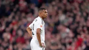 Kylian Mbappé durante el Athletic-Real Madrid de LaLiga Kylian Mbappé durante el Athletic-Real Madrid de LaLiga