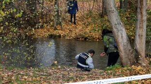 B&uacute;squeda del beb&eacute; hallado en el r&iacute;o Arlanz&oacute;n, en Burgos