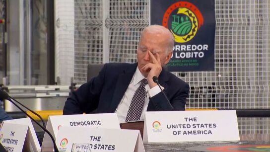 Joe Biden dormido