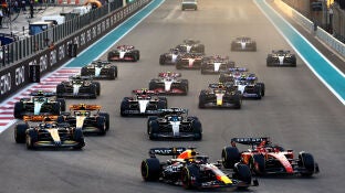 Salida del GP de Abu Dabi de 2023
