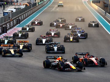 Salida del GP de Abu Dabi de 2023