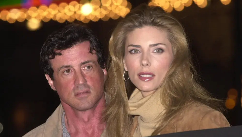 Sylvester Stallone y su mujer Jennifer Flavin en el 2001 Sylvester Stallone y su mujer Jennifer Flavin en el 2001