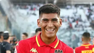 El futbolista de Unión Española Valentín Vidal El futbolista de Unión Española Valentín Vidal