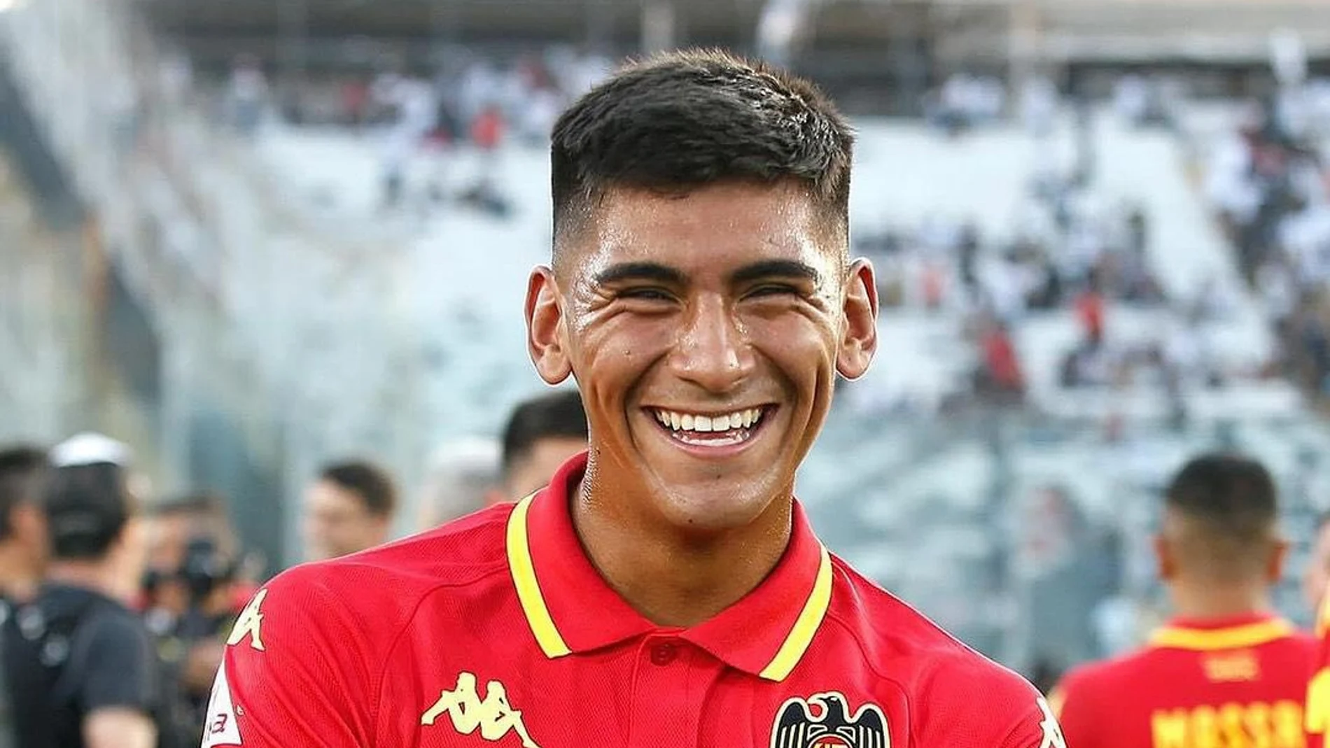 El futbolista de Unión Española Valentín Vidal El futbolista de Unión Española Valentín Vidal