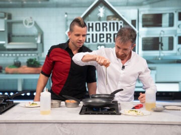 La receta fácil y deliciosa que Dabiz Muñoz enseña a cocinar en directo a Pablo Motos