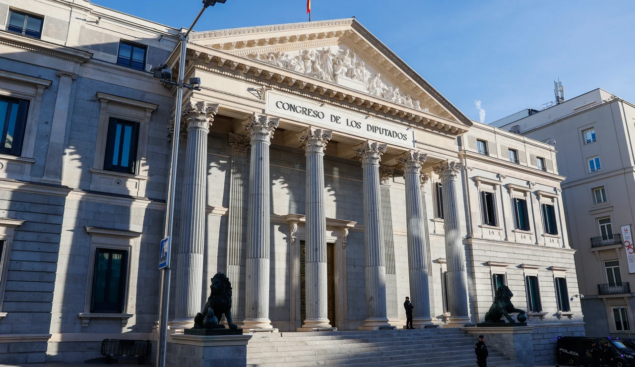 Fachada del Congreso de los Diputados