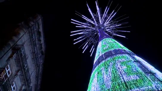 La 'mejor Navidad del mundo' es todo un desafío para algunos vecinos del centro de Vigo La 'mejor Navidad del mundo' es todo un desafío para algunos vecinos del centro de Vigo
