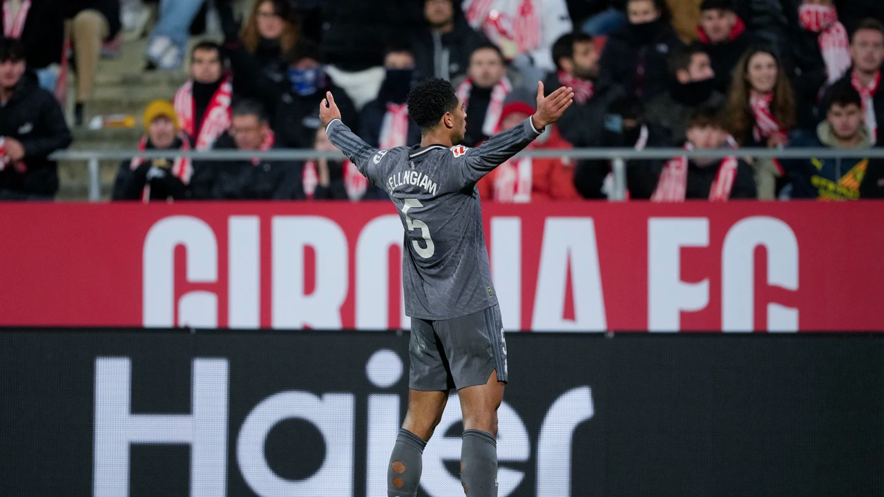 Jude Rooza Bellingham hace de Vinicius en Montilivi y el Madrid ya roza el ...