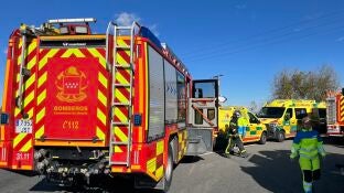 Un bombero de Madrid muere en un accidente de tr&aacute;fico mientras acud&iacute;a a una emergencia