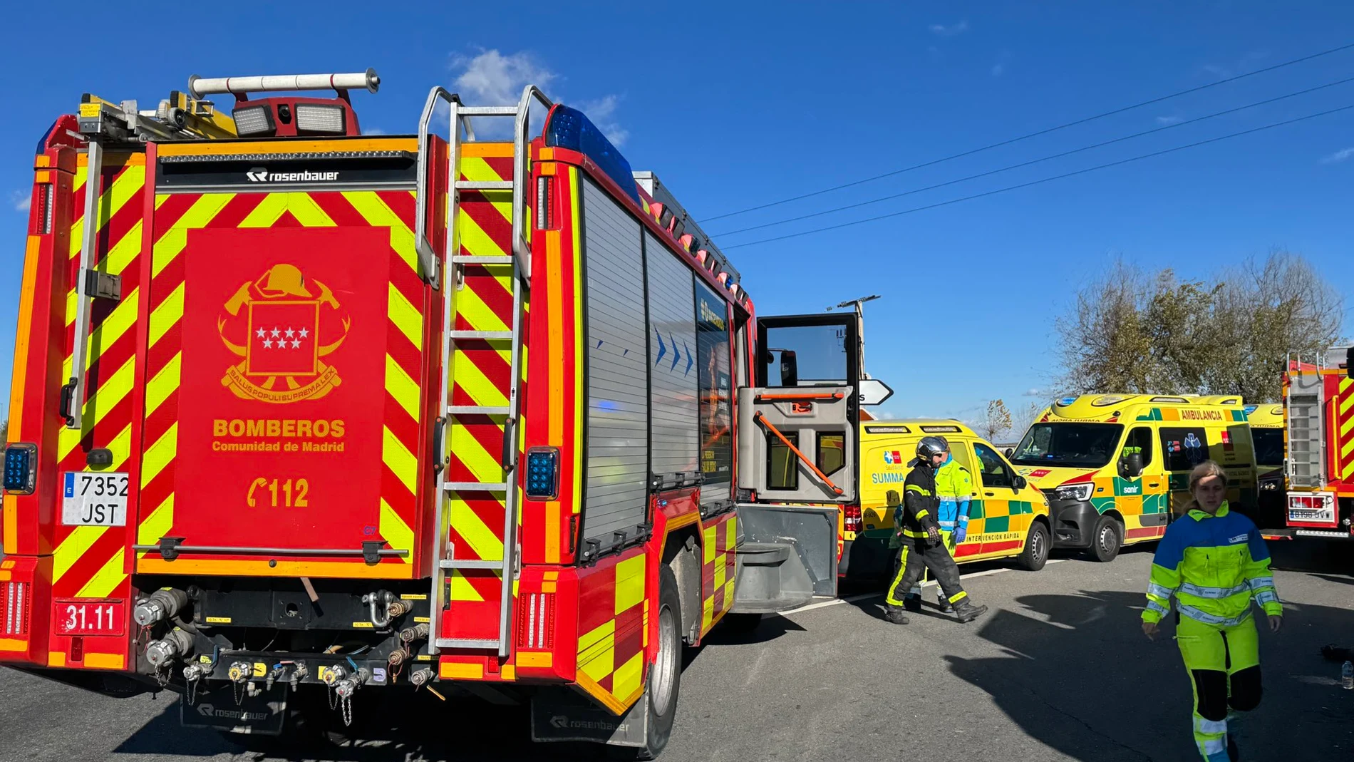 Un bombero de Madrid muere en un accidente de tráfico mientras acudía a una emergencia Un bombero de Madrid muere en un accidente de tráfico mientras acudía a una emergencia