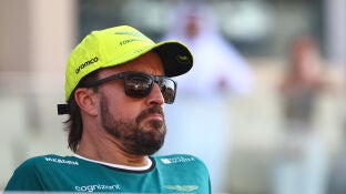 Fernando Alonso durante el GP de Abu Dabi