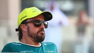 Fernando Alonso durante el GP de Abu Dabi Fernando Alonso durante el GP de Abu Dabi
