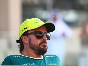 Fernando Alonso durante el GP de Abu Dabi