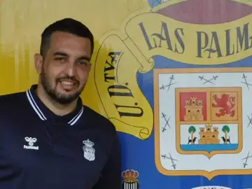 Héctor Dumpierrez en una imagen publicada por la UD Las Palmas Héctor Dumpierrez en una imagen publicada por la UD Las Palmas