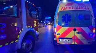 Imagen del accidente en Collado Villalba