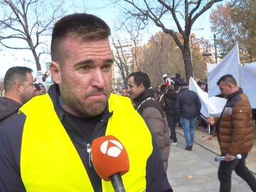 Protesta de pescadores en Madrid