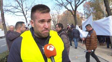 Protesta de pescadores en Madrid