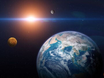 La Tierra, Venus y Mercurio