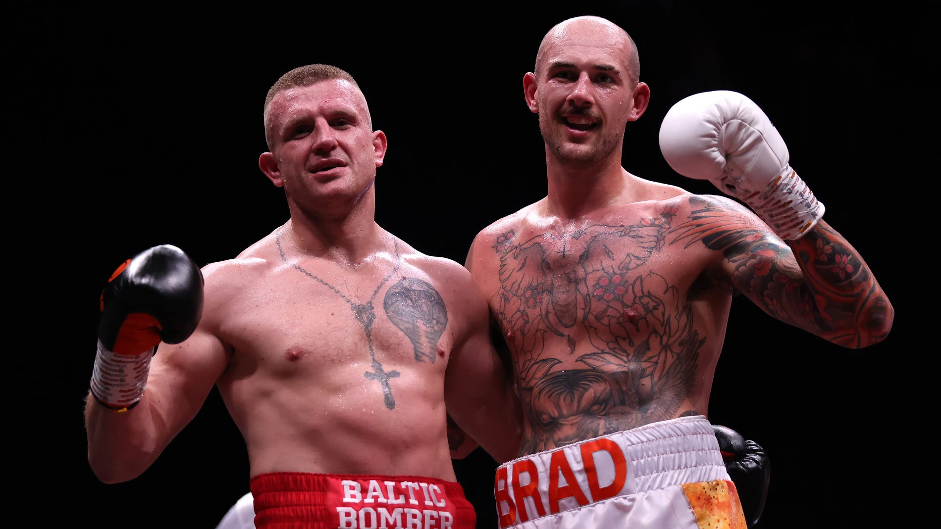 Genadij Krajevski (i) junto a Bradley Cousins Genadij Krajevski (i) junto a Bradley Cousins