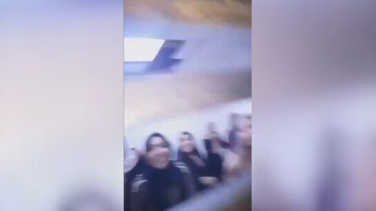 Mujeres encarceladas en Sednaya