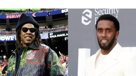 Los raperos Jay-Z (i) y a Sean Combs (d) Los raperos Jay-Z (i) y a Sean Combs (d)