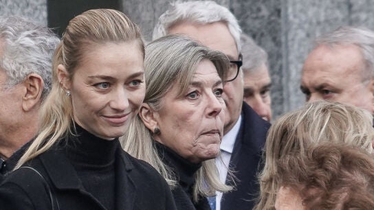 Carolina de M&oacute;naco en el funeral de Fernanda Biffi Casiraghi